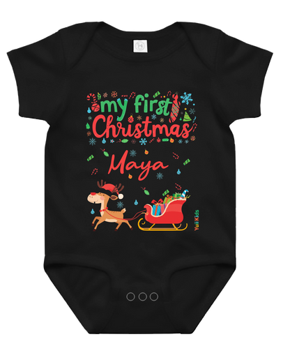 First Christmas - Body de bebé