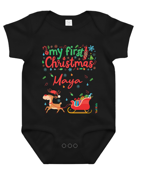 First Christmas - Body de bebé