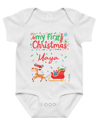 First Christmas - Body de bebé